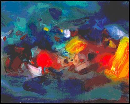 JustPrintz.com Exciting Discovery MDF Digital Reprint 16 inch x 20 inch Painting