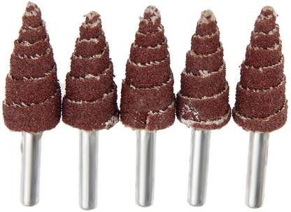GSK Cut 240 Grit 16x40x6mm Cone Shape Abrasive Sandpaper Deburring Flap Wheel Rotary Tool