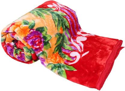Abicon Printed Single Mink Blanket for  Heavy Winter