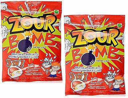 Zour Bomb Cola Candy (Pack of 2) Cola Sour Candy
