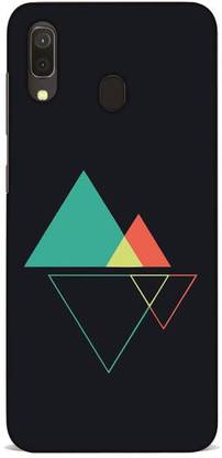 Crazy Feel Back Cover for Sky Blue Triangle Samsung A20 Mobile Covers And Cases/Printed/Designer/Fancy