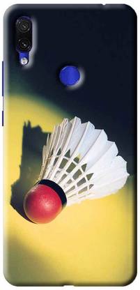 NDCOM Back Cover for Xiaomi Redmi Note 7S Badminton Shuttlecock Printed