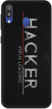Yoprint Back Cover for Samsung Galaxy M20 Hacker virus loading Printed