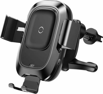 Baseus Automatic Wireless Car Fast Charger Holder Mount Stand for Qi Enabled Mobile Phones with Smart Infrared Sensor Camera Charging Pad