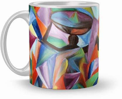 Plakasha creations Blinded Scenery Printed 320 ml | 860 Ceramic Coffee Mug