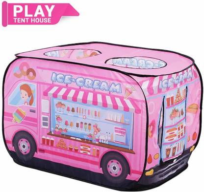 Crazeis Pink Ice Cream Bus Tent House
