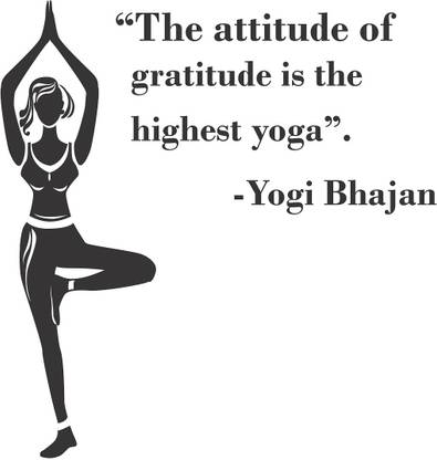 Fiery Mart 70 cm Yogi Bhajan Quotes Medium Vinyl Wallsticker(70 cm x 70 cm) Self Adhesive Sticker