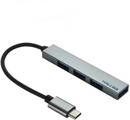 dhriyag Type-C To 4 Usb Hub Expander Ultra-Thin Mini Portable 4-Port Usb 2.0 USB 3.1 Type C to 4 Port USB 2.0 USB Hub