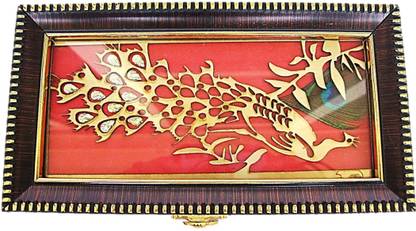 Muccasacra Handmade Wooden Jewellery Box, Marriage, Anniversary, Gift Item, Engagement, Multi-Purpose, Size (inches) : 7.5 X 4 X 1.8 Vanity Box (Wooden) multipurpose Vanity Box
