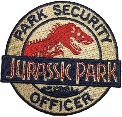Patch Squad Men's Jurassic Park Security Ranger Logo Patch