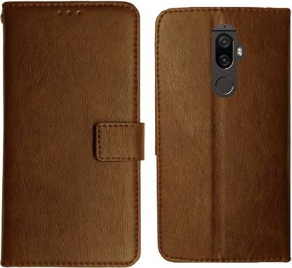 POPKART Flip Cover for Lenovo K8 Plus, Lenovo K8 Plus