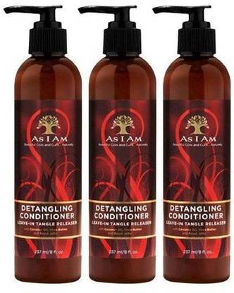 As I Am Naturally 3Pack : As I Am Detangling Conditioner Leave-In Tangle Releaser, 8 Ounce (3Pack)