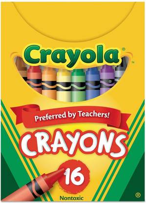 CRAYOLA 16-Pack Crayons - Standard (Single Box) [CAT_6455]