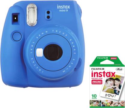 FUJIFILM Instax Mini 9+ C32l4t Blue Instant Camera