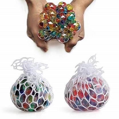 BGS Squishy Stress Ball for Pressure Relieve/Anti-Stress Anti Anxiety (Pack of 2) Multicolor Putty Toy