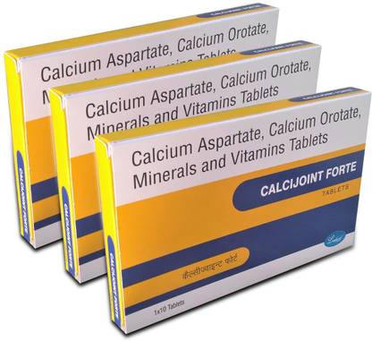 Leeford Calcijoint forte Calcijoint Forte With Calcium Aspartate & Calcium Orotate
