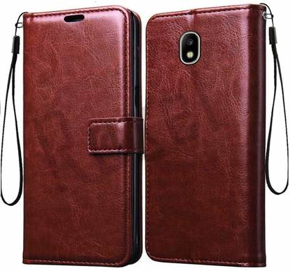 ELEF Wallet Case Cover for Vintage Leather Flip with Wallet and Stand for Samsung Galaxy J7 Pro