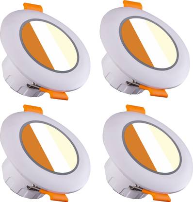 vergin 3Watt COLOR (Orange + White + Warm.White ) LED Concealed Box Light / Ceiling LED Light Recessed Ceiling Light Ceiling Lamp