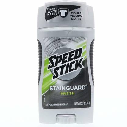 SPEED STICK Stainguard Anti-Perspirant Deodorant Fresh 2.70 Oz (Pack Of 5) [Cat_3955] Deodorant Stick  -  For Men & Women