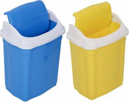 T TOPLINE 16 LTR Square Plastic Garbage Bins(multicolor) Plastic Dustbin