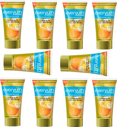 Everyuth Naturals 10 GOLDEN GLOW PEEL OFF MASK(50 GM)