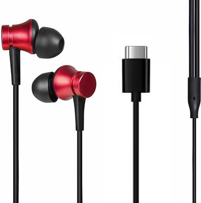 Pacificdeals Mobile Type C Earphones for Xiaomi Mi A2, Mi Mix 2 Wired