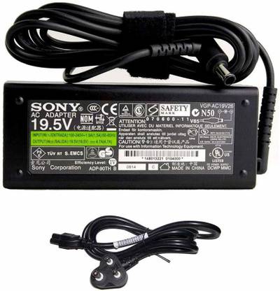 SP Infotech 19.5V 4.7A 90W AC Adapter for VAIO 90 W Adapter