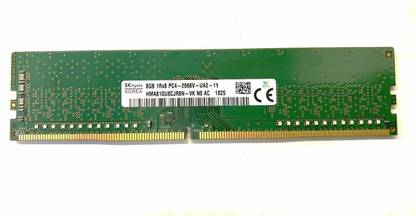 Hynix DDR4-2666MHz desktop Pc DDR4 8 GB (Single Channel) PC (8GB PC4-21300 288-Pin DIMM 1.2V Memory RAM Module HMA81GU6CJR8N-VK)