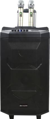 Jack Martin PT 1210 pro | 12 inch Woofer| USB FM SD-CARD AUX|2 UHF Mic | RMS 80 W Bluetooth Party Speaker
