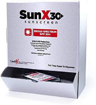 Sunx30 Sunscreen - SPF 50 Sunscreen Lotion Packets 100-Count