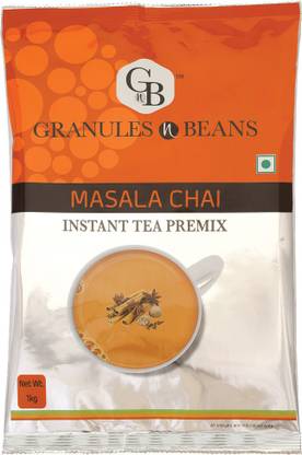 Granules and Beans Masala Instant Tea Premix Almond, Spices Masala Tea Pouch