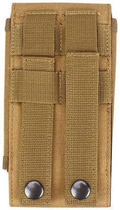 DEVZA Tactical MOLLE Smartphone Holster, Universal Army Mobile Phone Belt Pouch EDC Security Pack Waist mobile pouch