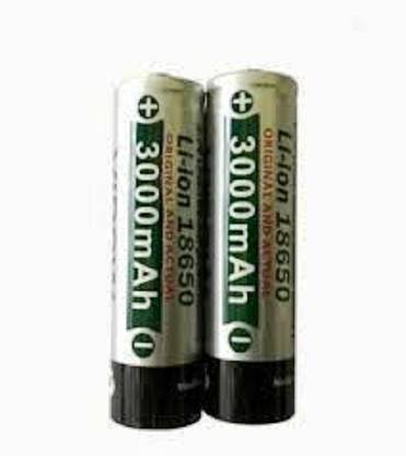 VGS MARKETINGS 3.7V LITHIUM ION 18650 Rechargeable 2pcs 3000mah 3.7V  (Pack of 2)  Battery