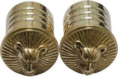 Golden Fox Brass Handle Bar Weight Handle Balancer Lion Design For Bike Bike Handlebar Weights