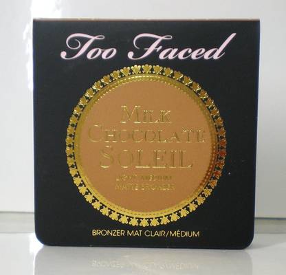 Too Faced Milk Chocolate Soleil Light/Medium Matte Bronzer Mini 0.08 Oz.
