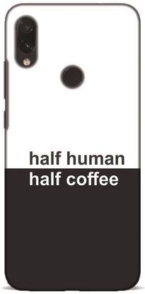 Crazy Feel Back Cover for Xiaomi Redmi Note 7 Pro Mobile Covers And Cases/Printed/Designer/Fancy Half Human Half Coffee
