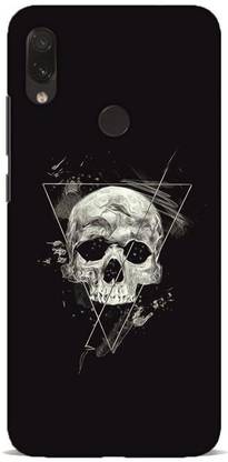 Crazy Feel Back Cover for Xiaomi Redmi Note 7 Pro Mobile Covers And Cases/Printed/Designer/Fancy Skull