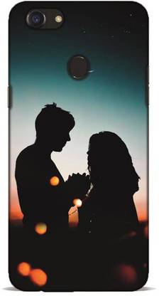 Crazy Feel Back Cover for Oppo F7 Mobile Covers And Cases/Printed/Designer/Fancy Couple