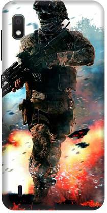 Yoprint Back Cover for Samsung Galaxy A10/SM-A10 Fighter Battle Fighter Printed