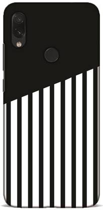 Crazy Feel Back Cover for Xiaomi Redmi Note 7 Pro Mobile Covers And Cases/Printed/Designer/Fancy Black & White Line