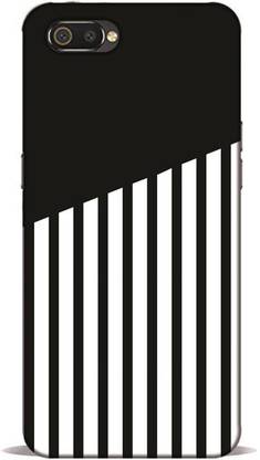 Crazy Feel Back Cover for Oppo Realme C2 Mobile Covers And Cases/Printed/Designer/Fancy Black & White Line