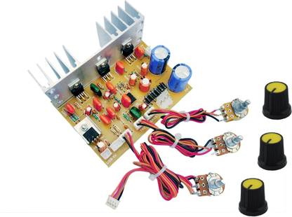 Creative Tech 2.1 Home Theater Amplifier Circuit Board Kit TDA2030 Based with Volume, Bass and Treble Controllers Sound Recorder and Sound Circuit Electronic Hobby Kit
