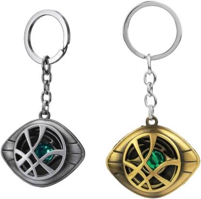 Alvika's Avangers Doctor Strange's "Eye of Agamotto" - Silver & Avangers Doctor Strange's "Eye of Agamotto" - Golden Key Chain