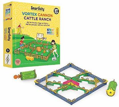 E-Chariot Vortex Cannon Cattle Ranch Activity Toy