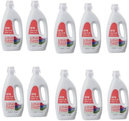 IFB FRONT LOADER LIQUID DETERGENT OF 10 LITER ( 10 BOTTLES Multi-Fragrance Liquid Detergent