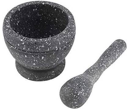 salvusappsolutions Manual Plastic Garlic Grinder Spices Herbs Mortar Pestle Set Grinding Bowl Kitchen Tool for Optimal Ingestion Brass Masher