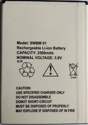 SROCK Mobile Battery For  Swipe Virtue 3.8 V