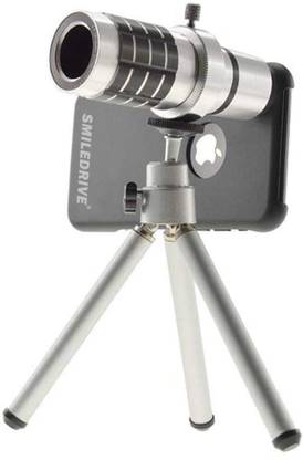 Smiledrive iPhone XR 12X Telescope Lens KIT Set - Zoom Lens, Back Cover & Mobile Tripod Mobile Phone Lens