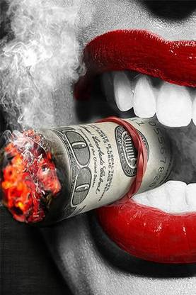 Cigarette Smoke Poster Wall Poster Photographic Paper