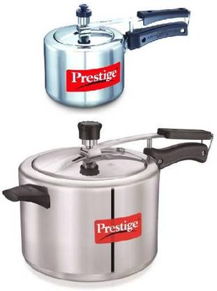 Prestige pressure cooker 3 Litre+ 5 Litre 3 L, 5 L Inner Lid Induction Bottom Pressure Cooker